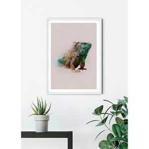 Komar Poster "Animals Paradise Iguana", Tiere, (1 St.), Kinderzimmer, Schlafzimmer, Wohnzimmer