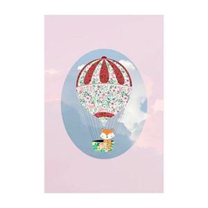 Komar Poster "Happy Balloon Rose", Figuren, Höhe: 50cm