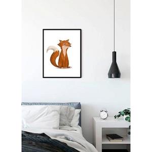 Komar Poster "Cute Animal Fox", Tiere, (1 St.), Kinderzimmer, Schlafzimmer, Wohnzimmer