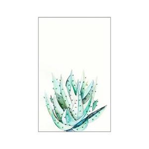 Komar Poster "Aloe Watercolor", Pflanzen-Blätter, Höhe: 70cm