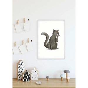 Komar Poster "Cute Animal Cat", Tiere, (1 St.), Kinderzimmer, Schlafzimmer, Wohnzimmer
