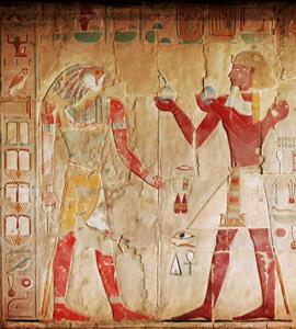 Dimex Egypt Painting Vlies Fototapete 225x250cm 3-bahnen