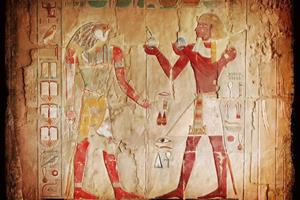 Dimex Egypt Painting Vlies Fototapete 375x250cm 5-bahnen