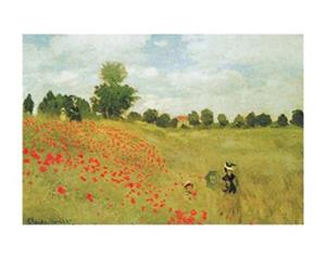 PGM Claude Monet - Les coquelicots Kunstdruk 40x30cm
