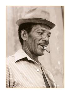 PGM Christophe Chat-Verre - Tabaco - Santiago de Cuba Kunstdruk 30x40cm