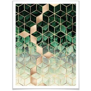 Wall-Art Poster Natuur Geometrie (1 stuk)