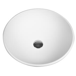 Boss & wessing Ronde Waskom  Per 42x14 cm Solid Surface Mat Wit