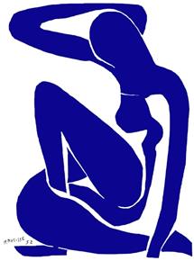 PGM Henri Matisse - Nu bleu I Kunstdruk 60x80cm