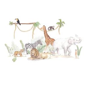 LM Baby Art Safari collectie - Complete Safari muursticker set