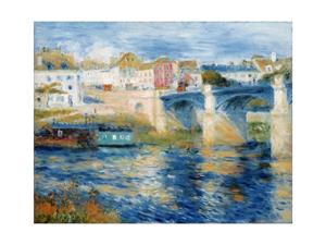 PGM Auguste Renoir - Le pont a Chatu Kunstdruk 80x60cm