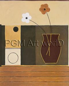 PGM Pablo Esteban - Circles & Flowers II Kunstdruk 40x50cm