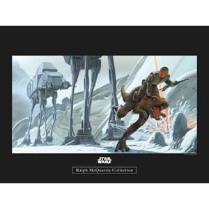 Komar Poster Star Wars Classic RMQ Hoth Battle Ground