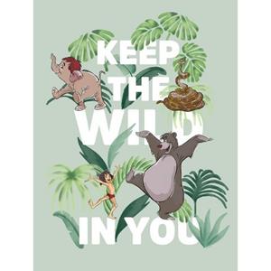 Komar Poster "Jungle Book Keep the Wild", Disney, (1 St.), Kinderzimmer, Schlafzimmer, Wohnzimmer