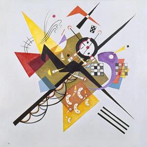 PGM Wassily Kandinsky - Auf Weiss 2 Kunstdruk 70x70cm