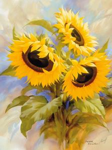 PGM Igor Levashov - Sunflowers Kunstdruk 60x80cm