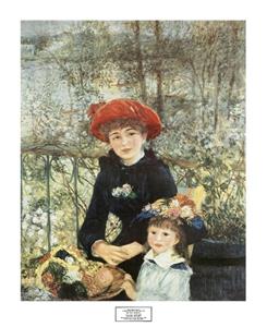 PGM Auguste Renoir - On the Terrace, 1881 Kunstdruk 66x81cm