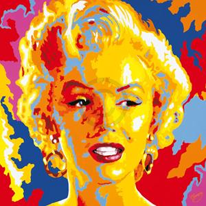 PGM Kunstdruk Vladimir Gorsky Marilyn Monroe 85x85cm
