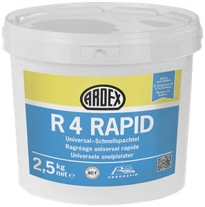 Ardex r4 rapid universeel sneluitvlakmiddel 2.5kg