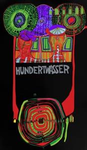 PGM Friedensreich Hundertwasser - Welttournee Kunstdruk 49x83cm