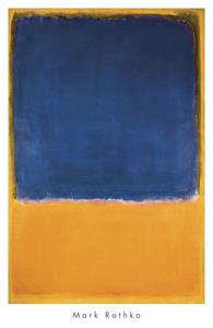PGM Mark Rothko - Untitled, 1950 Blue, Yellow Kunstdruk 65.8x101.5cm