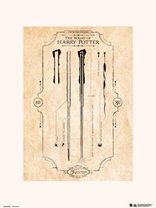 Grupo Erik Harry Potter The Wand Kunstdruck 30x40cm