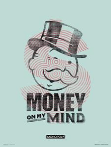 Grupo Erik Monopoly Money On My Mind Kunstdruk 30x40cm