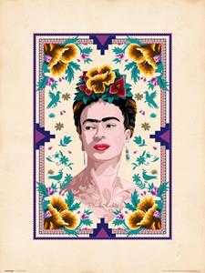 Grupo Erik Frida Kahlo Illustration Kunstdruk 30x40cm