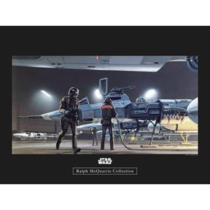 Komar Poster "Star Wars Classic RMQ Yavin Y-Wing", Star Wars, (1 St.), Kinderzimmer, Schlafzimmer, Wohnzimmer