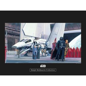 Komar Poster Star Wars Classic RMQ Death star Shuttle dok