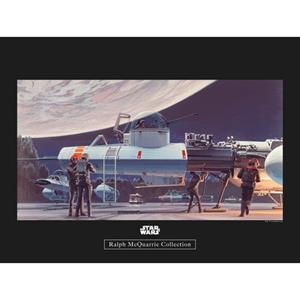 Komar Poster Star Wars Classic RMQ Yavin Hangar