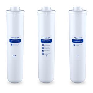 Aquaphor omgekeerde osmose waterfilter - vervangende filterset K2 + K5 + K7M
