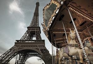 Komar Carrousel de Paris Papier Fototapete 184x127cm 1-teilig