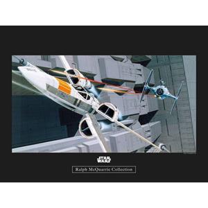 Komar Poster "Star Wars Classic RMQ X-Wing vs TIE-Fighter", Star Wars, (1 St.), Kinderzimmer, Schlafzimmer, Wohnzimmer