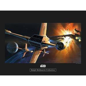 Komar Poster "Star Wars Classic RMQ Endor Orbit War", Star Wars, (1 St.), Kinderzimmer, Schlafzimmer, Wohnzimmer