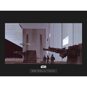 Komar Poster Star Wars Classic RMQ Death star Hangar