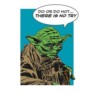 Komar Poster "Star Wars Classic Comic Quote Yoda", Star Wars, (1 St.), Kinderzimmer, Schlafzimmer, Wohnzimmer