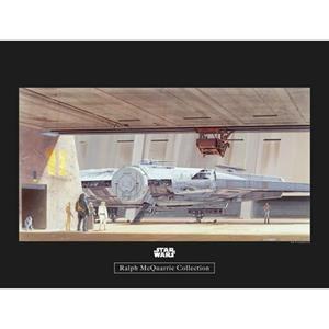 Komar Poster "Star Wars Classic RMQ Mos Eisley Hangar", Star Wars, (1 St.), Kinderzimmer, Schlafzimmer, Wohnzimmer