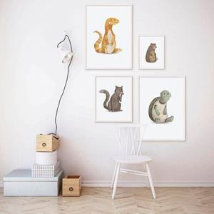 Komar Poster Cute animal CAT Hoogte: 70 cm