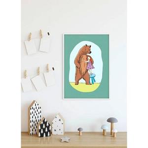 Komar Poster "Lili and Bear", Tiere, (1 St.), Kinderzimmer, Schlafzimmer, Wohnzimmer