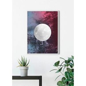 Komar Poster "Solum Luna", Abstrakt, Höhe: 50cm