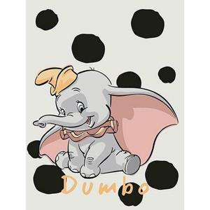 Komar Poster "Dumbo Dots", Disney, (1 St.), Kinderzimmer, Schlafzimmer, Wohnzimmer
