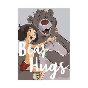 Komar Poster Bear Hug Hoogte: 40 cm
