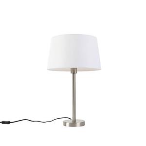 QAZQA Tafellamp simplo - Wit - Modern - D 320mm