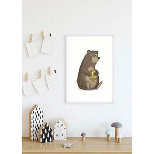 Komar Poster "Cute Animal Bear", Tiere, (1 St.), Kinderzimmer, Schlafzimmer, Wohnzimmer