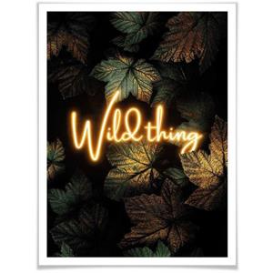 Wall-Art Poster "Wild Thing", Schriftzug, (1 St.)