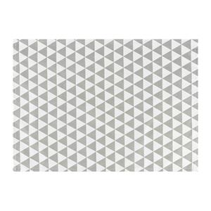 Krumble Theedoek - Driehoek patroon - Grijs en wit
