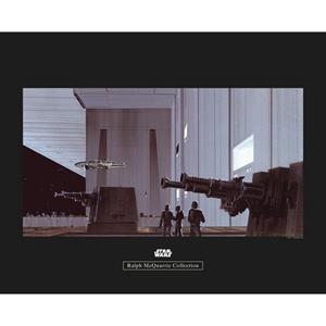 Komar Poster Star Wars Classic RMQ Death star Hangar