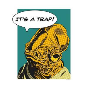 Komar Poster Star Wars Classic stripverhaal aandeel Ackbar