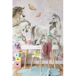 Walloha Paarden pracht - Kinderbehang - 194,8 cm x 280 cm - 