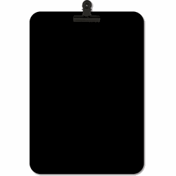 Label2X Clipboard zwart Klein (geschikt voor A5 posters) / Clay - Klein (geschikt voor A5 posters)